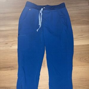 Figs Zamora Jogger Scrub Pants Royal Blue Size S